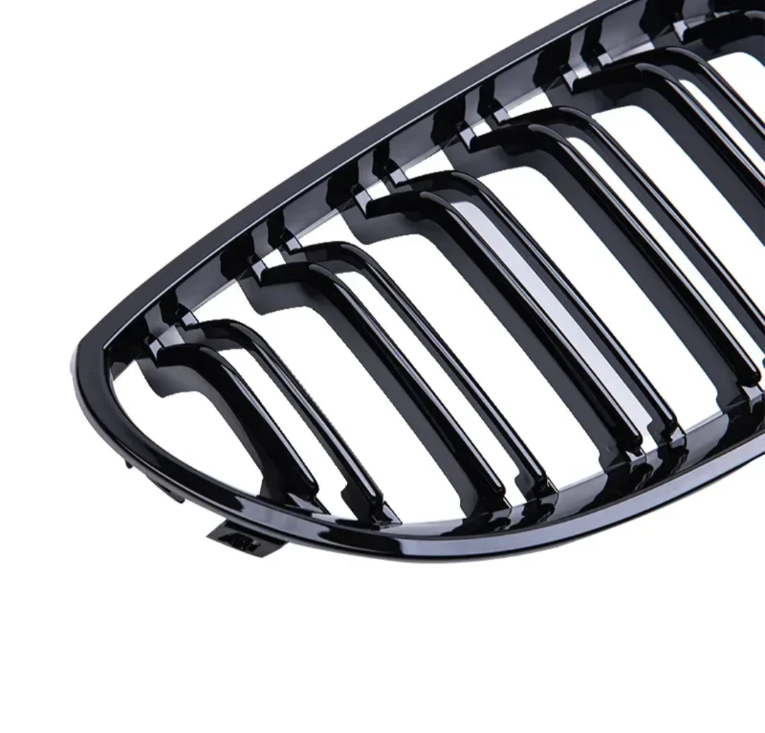 Black front kidney grilles M5 Competition-look for BMW 5 Series E60 (2003 to 2010) BMW Euro Premium Parts