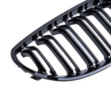 Black front kidney grilles M5 Competition-look for BMW 5 Series E60 (2003 to 2010) BMW Euro Premium Parts