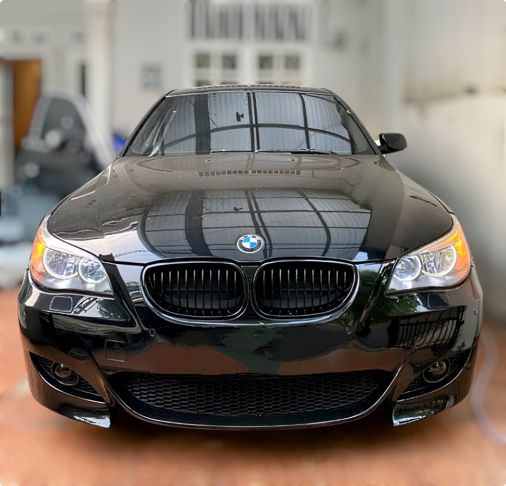 Black front kidney grilles M5 Competition-look for BMW 5 Series E60 (2003 to 2010) BMW Euro Premium Parts