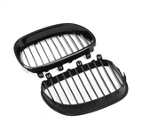 Black front kidney grilles M5 Competition-look for BMW 5 Series E60 (2003 to 2010) BMW Euro Premium Parts