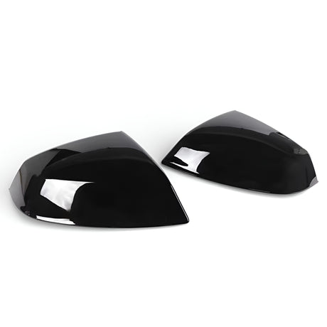 Glossy black mirror caps for Audi Q7 II (2016 to 2024) Audi Euro Premium Parts