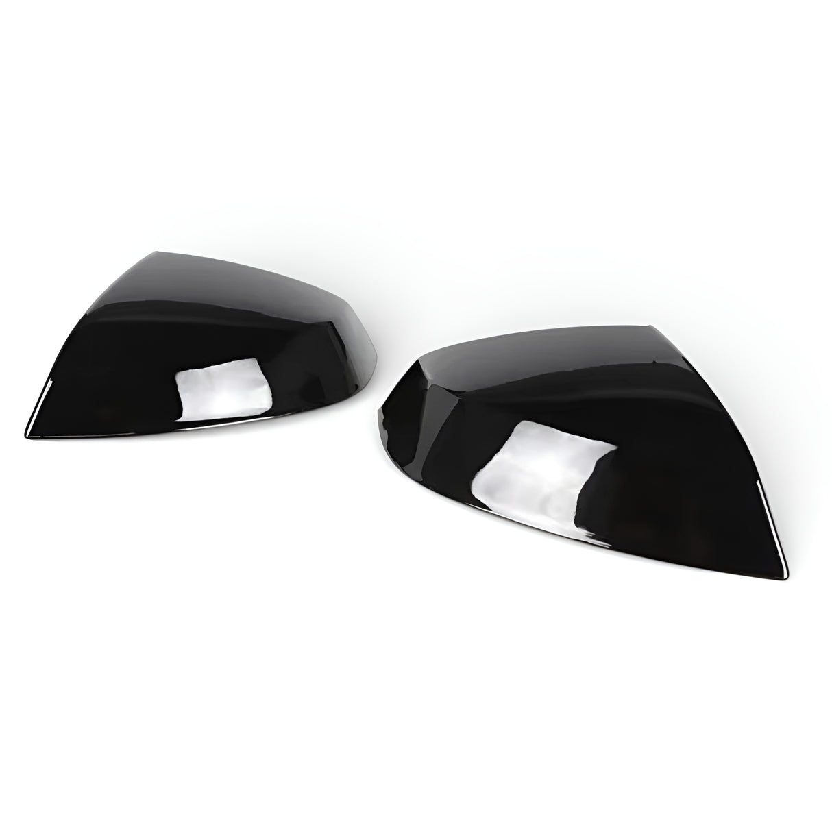 Glossy black mirror caps for Audi Q7 II (2016 to 2024) Audi Euro Premium Parts