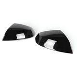 Glossy black mirror caps for Audi Q7 II (2016 to 2024) Audi Euro Premium Parts