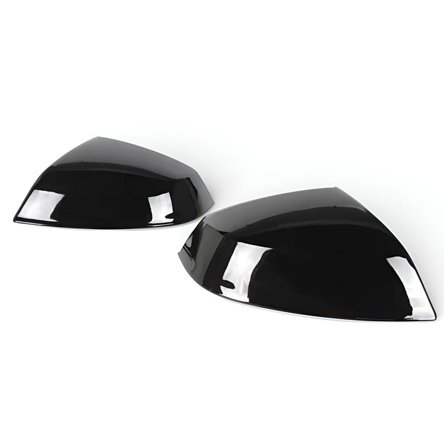 Glossy black mirror caps for Audi Q7 II (2016 to 2024) Audi Euro Premium Parts