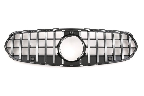 Black Front Panamericana AMG GTR grille for Mercedes C-Class W206 S206 (2021 to 2026) Mercedes > Grilles Euro Premium Parts Chrome Without AMG Package