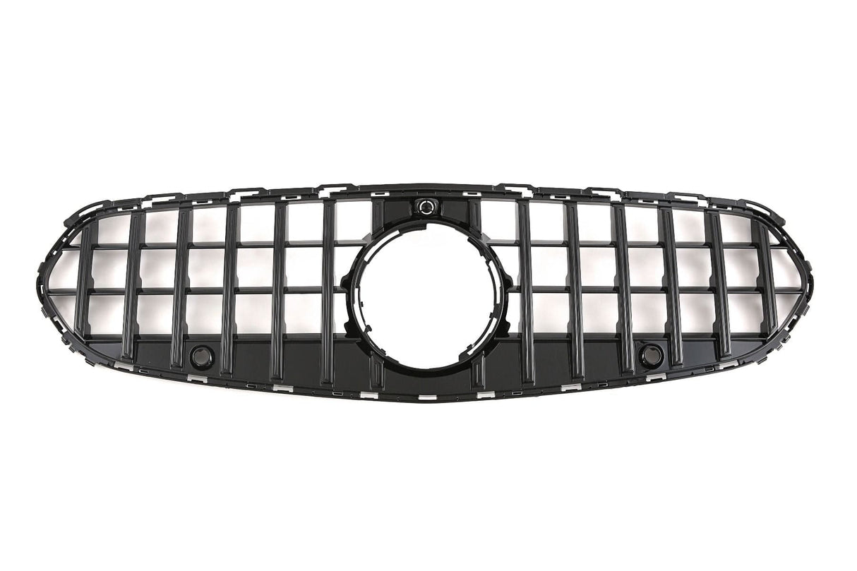 Black Front Panamericana AMG GTR grille for Mercedes C-Class W206 S206 (2021 to 2026) Mercedes > Grilles Euro Premium Parts Black Without AMG Package