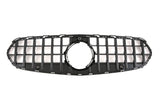 Black Front Panamericana AMG GTR grille for Mercedes C-Class W206 S206 (2021 to 2026) Mercedes > Grilles Euro Premium Parts Black Without AMG Package
