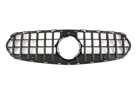 Black Front Panamericana AMG GTR grille for Mercedes C-Class W206 S206 (2021 to 2026) Mercedes > Grilles Euro Premium Parts Black Without AMG Package