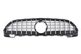 Black Front Panamericana AMG GTR grille for Mercedes C-Class W206 S206 (2021 to 2026) Mercedes > Grilles Euro Premium Parts Chrome With AMG Package