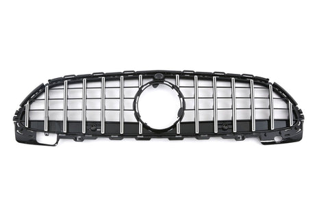 Black Front Panamericana AMG GTR grille for Mercedes C-Class W206 S206 (2021 to 2026) Mercedes > Grilles Euro Premium Parts Chrome With AMG Package