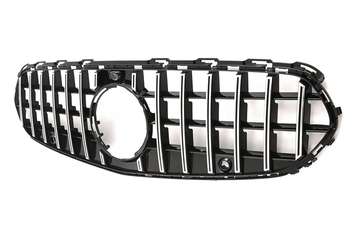 Black Front Panamericana AMG GTR grille for Mercedes C-Class W206 S206 (2021 to 2026) Mercedes > Grilles Euro Premium Parts