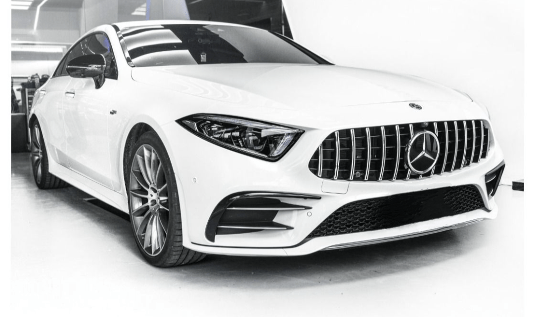 Black Front Panamericana Look Grille for Mercedes CLS C257 (2018 to 2026) Mercedes > Grilles Euro Premium Parts