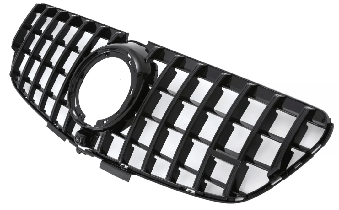 Black Front Panamericana GTR grille for Mercedes V-Class W447 (2014 to 2022) Mercedes > Grilles Euro Premium Parts Black Without AMG Package Facelift (2019-2022)