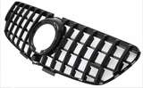 Black Front Panamericana GTR grille for Mercedes V-Class W447 (2014 to 2022) Mercedes > Grilles Euro Premium Parts Black Without AMG Package Facelift (2019-2022)