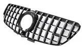 Black Front Panamericana GTR grille for Mercedes V-Class W447 (2014 to 2022) Mercedes > Grilles Euro Premium Parts Chrome Without AMG Package Pre-Facelift (2014-2019)