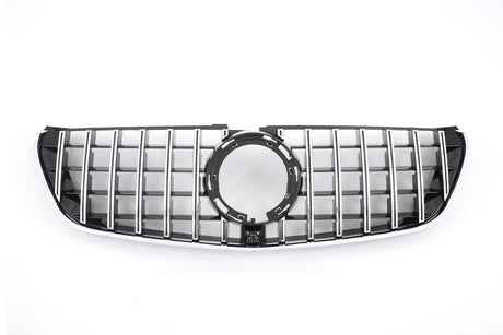 Black Front Panamericana GTR grille for Mercedes V-Class W447 (2014 to 2022) Mercedes > Grilles Euro Premium Parts Chrome Without AMG Package Facelift (2019-2022)