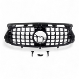 Black Front Panamericana Look Grille for Mercedes GLA H247 (2020 to 2026) Mercedes > Grilles Euro Premium Parts