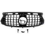 Black Front Panamericana Look Grille for Mercedes GLA H247 (2020 to 2026) Mercedes > Grilles Euro Premium Parts