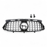 Black Front Panamericana Look Grille for Mercedes GLA H247 (2020 to 2026) Mercedes > Grilles Euro Premium Parts Chrome With AMG Package Pre-Facelift ('20 to '22)