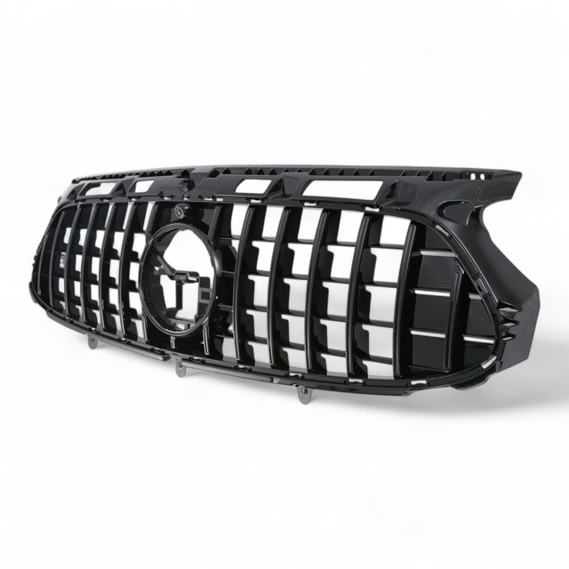 Black Front Panamericana Look Grille for Mercedes GLA H247 (2020 to 2026) Mercedes > Grilles Euro Premium Parts