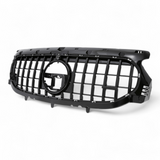 Black Front Panamericana Look Grille for Mercedes GLA H247 (2020 to 2026) Mercedes > Grilles Euro Premium Parts Black Without AMG Package Pre-Facelift ('20 to '22)