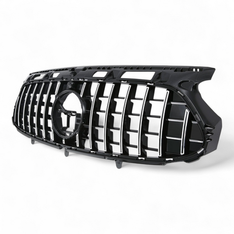 Black Front Panamericana Look Grille for Mercedes GLA H247 (2020 to 2026) Mercedes > Grilles Euro Premium Parts