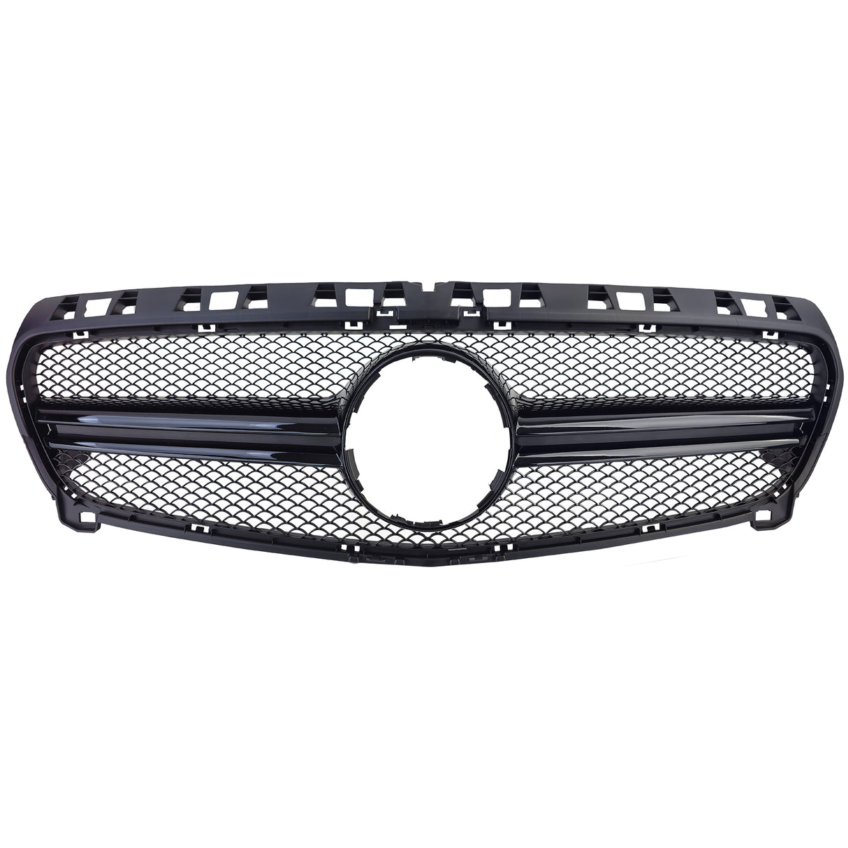 Black Front AMG-Look Grille for Mercedes A-Class W176 (2012 to 2018) Mercedes > Grilles Euro Premium Parts Black Pre-Facelift (2014-2019)
