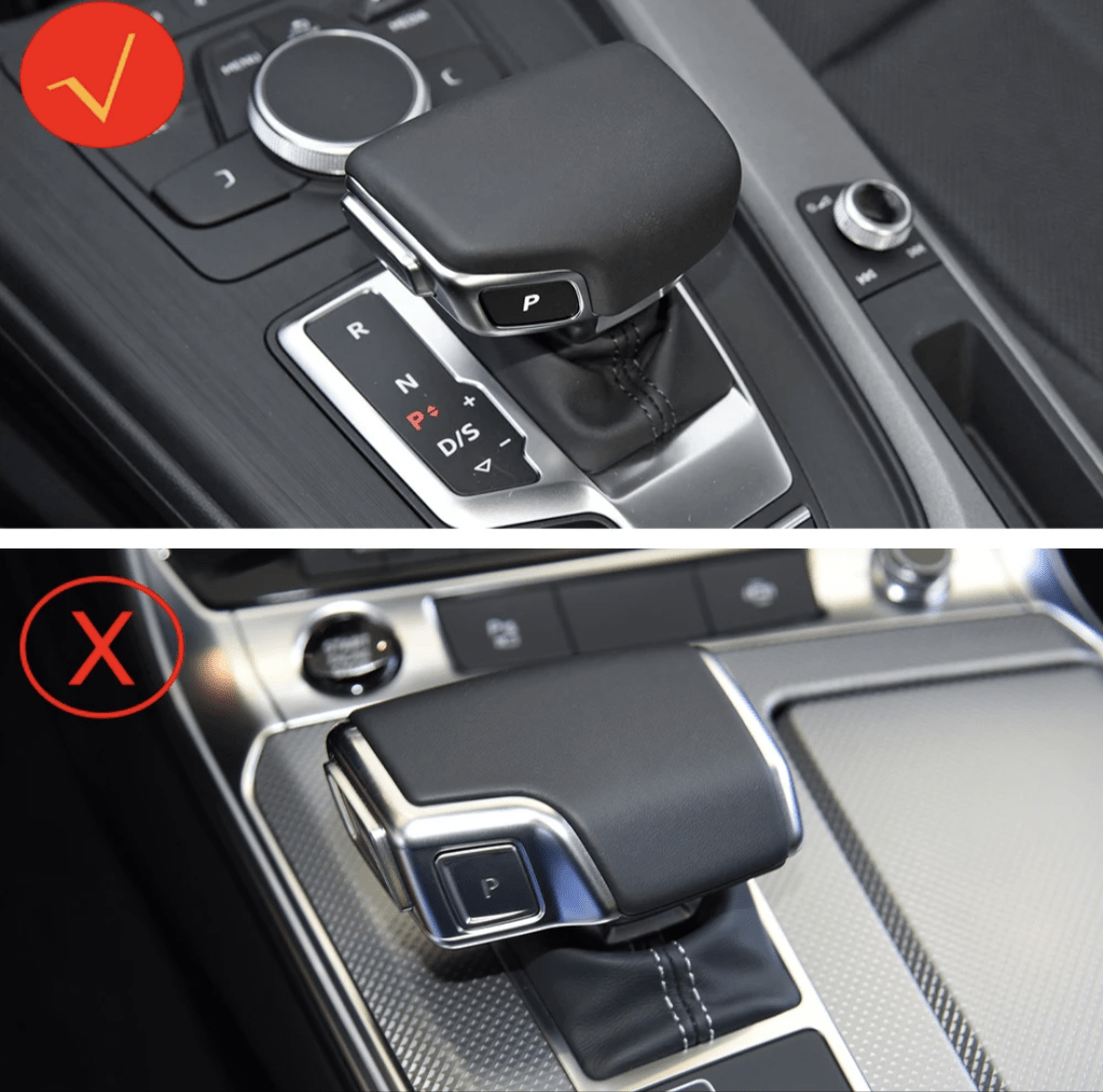 Carbon Fiber Auto Shifter knob trim for Audi A4 S4 RS4 B9 (2016 to 2023) Euro Premium Parts