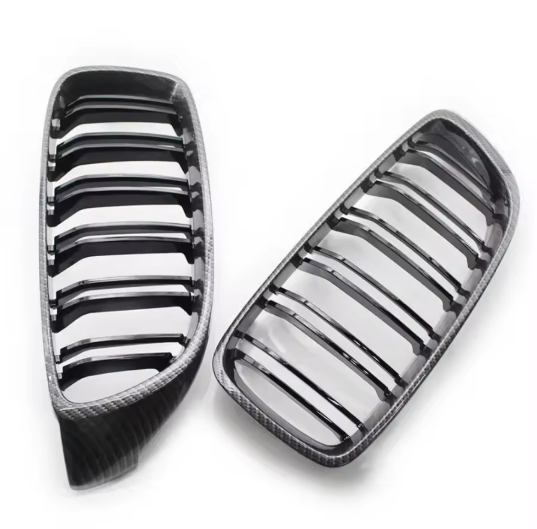 Carbon look kidney grilles for BMW 4 Series F32 (2013 to 2020) BMW Euro Premium Parts