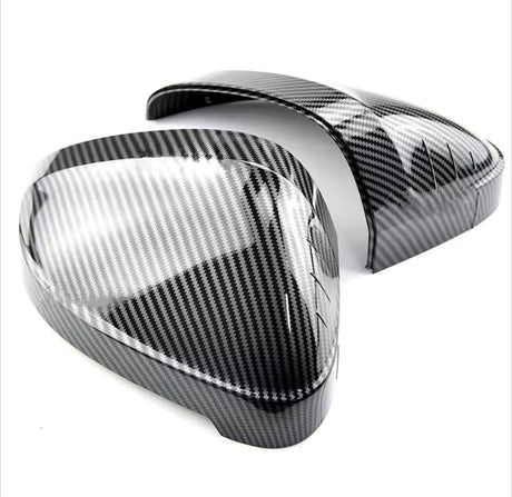 Carbon look mirror caps for Audi A4 B9 (2015 to 2024) Audi Euro Premium Parts Without side assist