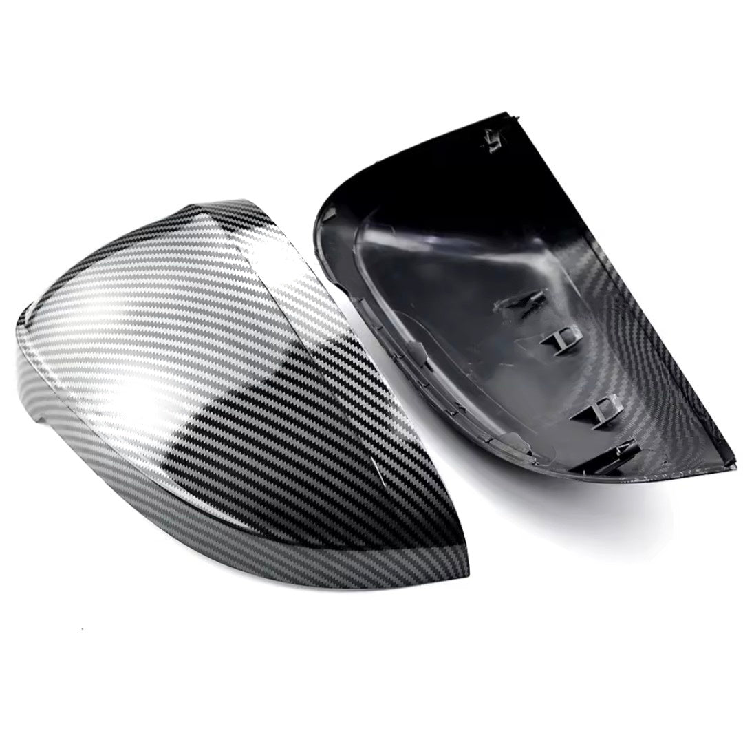 Carbon look mirror caps for Audi A4 B9 (2015 to 2024) Audi Euro Premium Parts