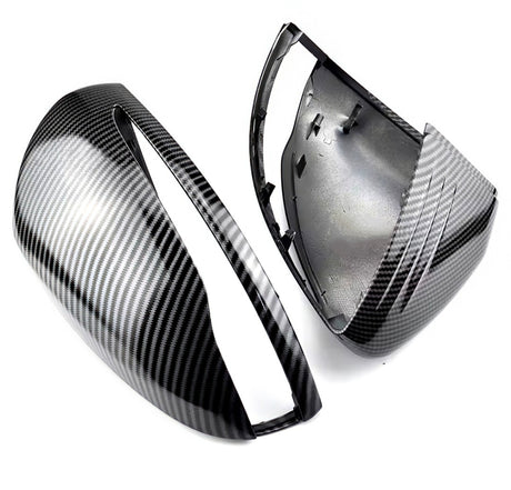 Carbon look mirror caps for Mercedes C-Class W205 (2014 to 2021) Mercedes-Benz Euro Premium Parts