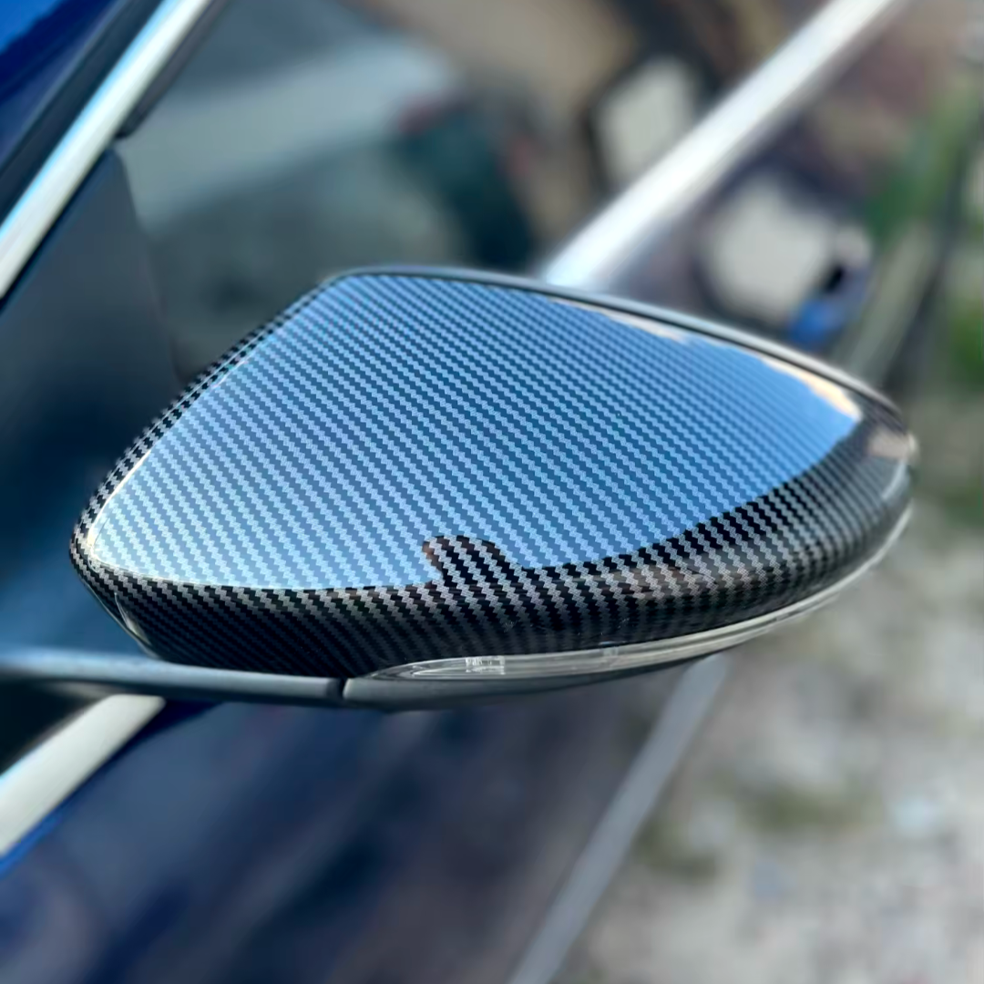 Carbon Fiber Mirror Caps for VW Golf Mk6 (MY 2008 - 2016) VW Euro Premium Parts