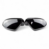 Glossy black mirror caps for Audi A6 S6 C7 (2011 to 2018)