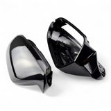 Glossy black mirror caps for Audi A6 S6 C7 (2011 to 2018)