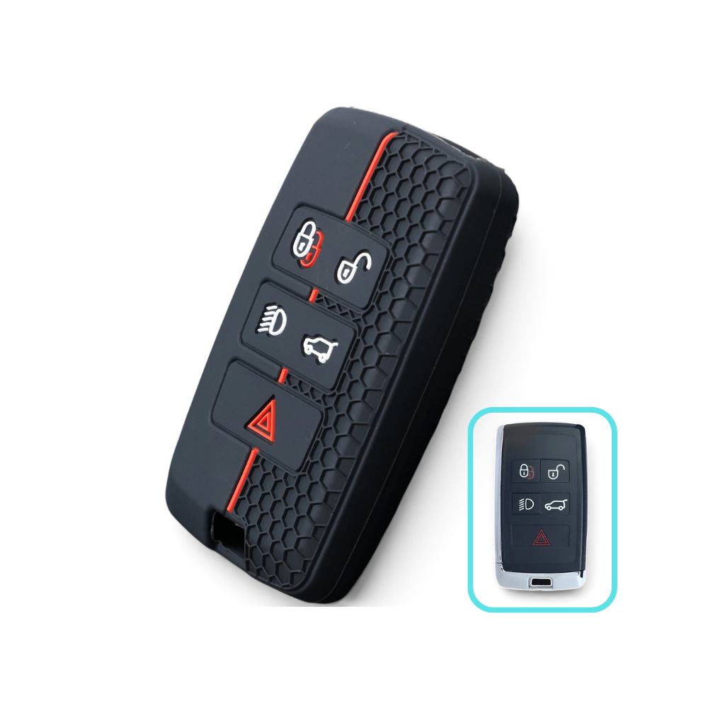 Silicone Land Rover / Range Rover Key Case – Protective Key Fob Cover Key Case Euro Premium Parts Key Type B