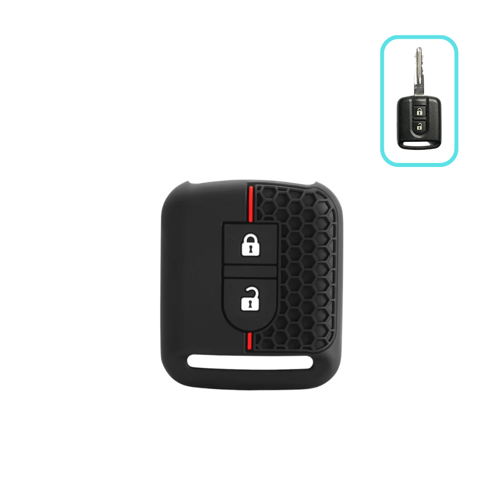 Silicone Nissan Key Case and Key Chain – Protective Key Fob Cover