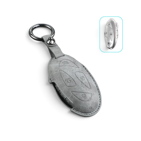 Alcantara Hyundai Key Case and Key Chain – Protective Key Fob Cover