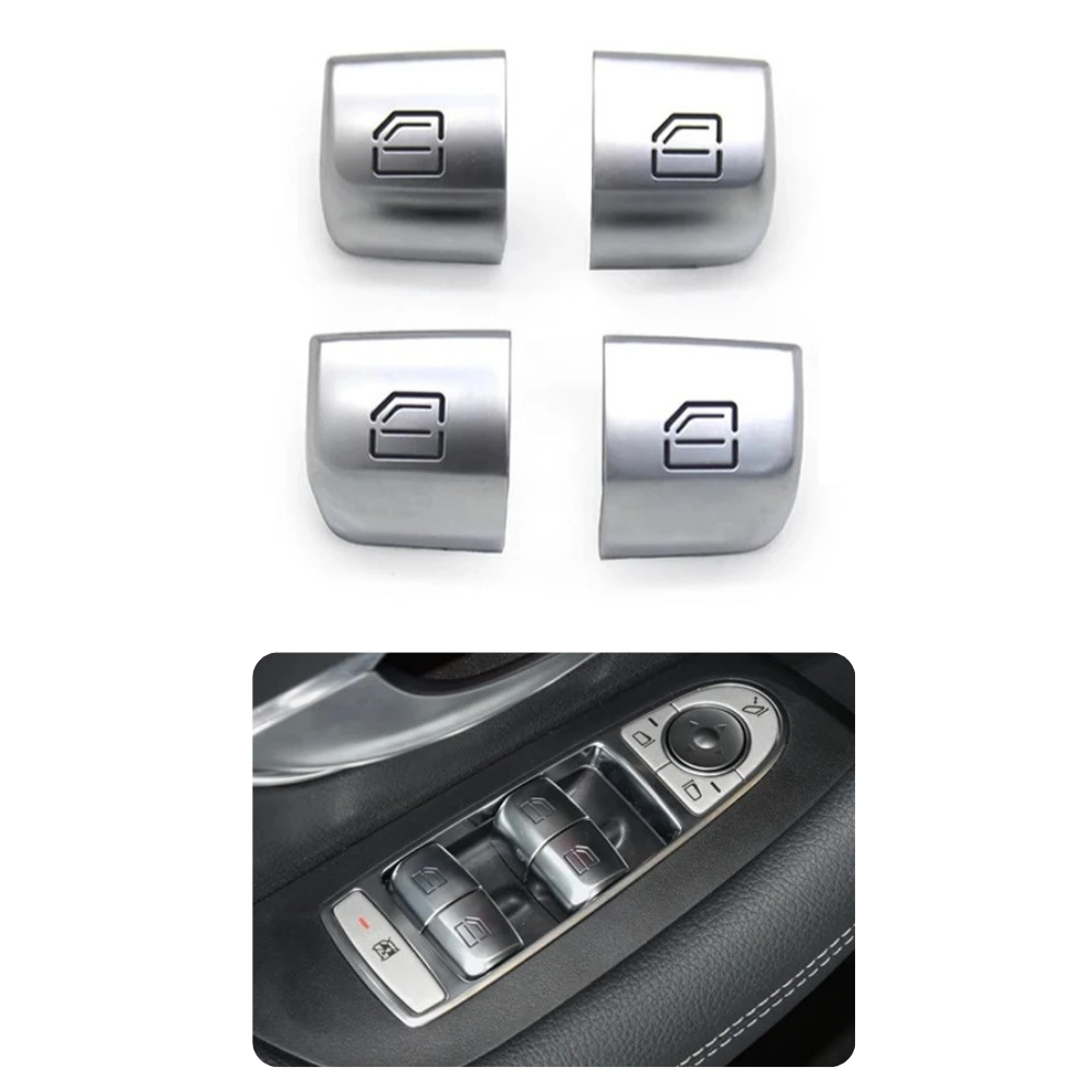 Set of Driver and Passenger window switch buttons for Mercedes-Benz E-Class W213 (2016-2022)