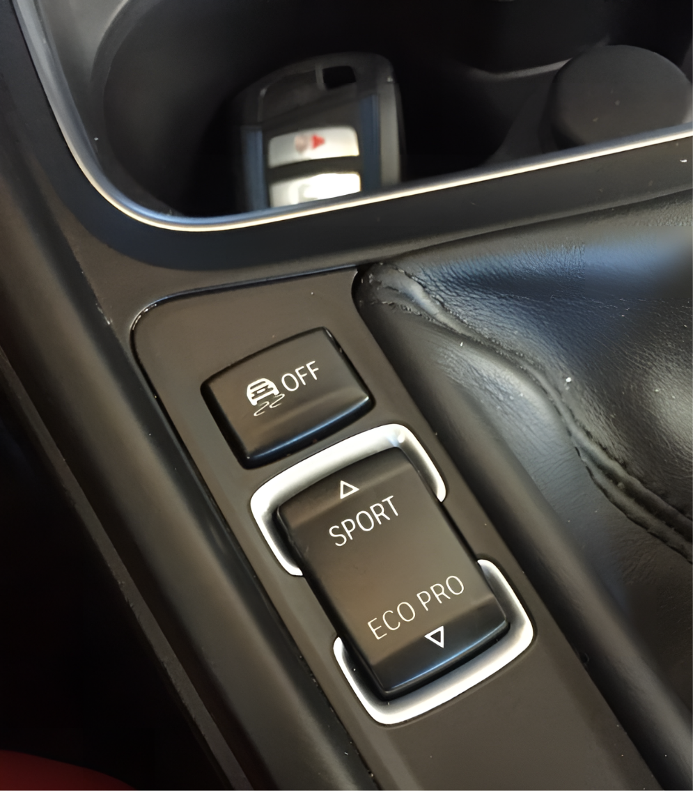 Driving Mode and Parking Sensors Performance Red Blue Black Buttons for BMW 2 Series F22/M2 F87 - 2013 to 2021 Euro Premium Parts