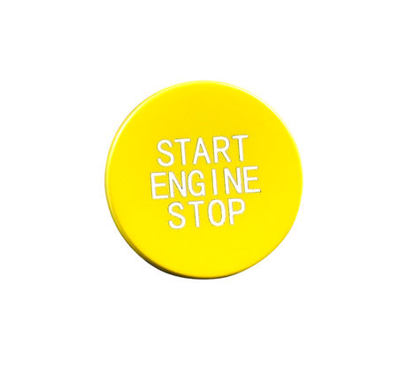 Engine Start and Stop Button for BMW 3 Series G20 - 2019 to 2025 Euro Premium Parts Yellow
