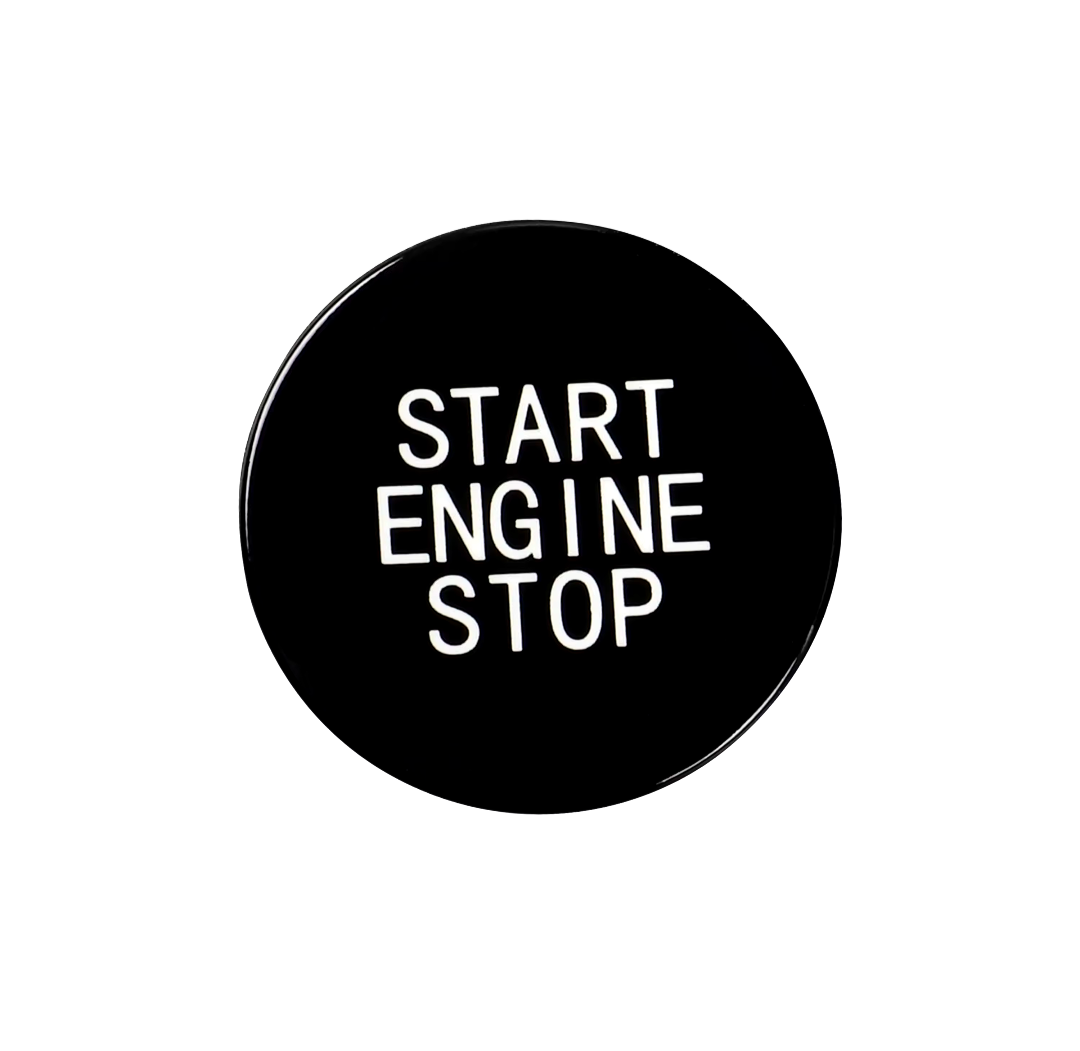 Engine Start and Stop Button for BMW 3 Series G20 - 2019 to 2025 Euro Premium Parts Black