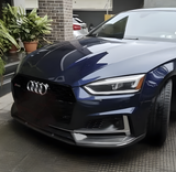 Front Lip Splitter for Audi A5 B9 - 2016 to 2019 Audi Euro Premium Parts