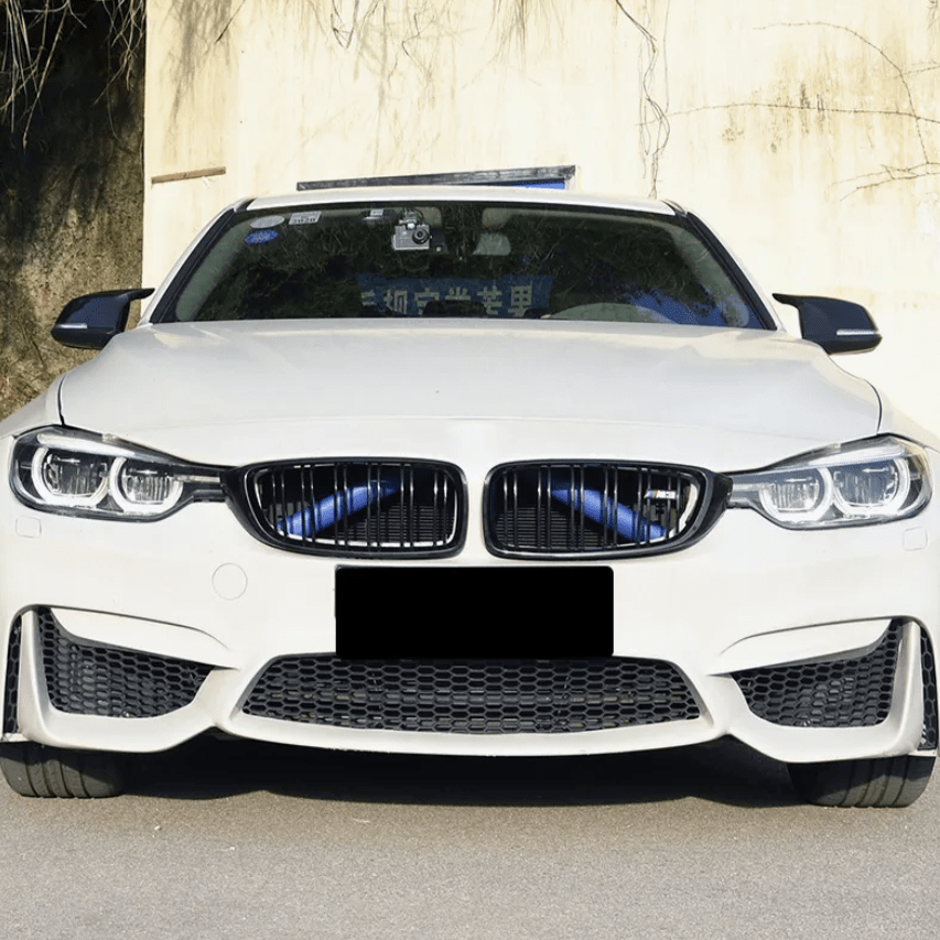 V-Brace Trim Vinyl Covers Front Grille Blue Red Yellow Green White Orange for BMW F, E and G-Series 2 / 3 / 4 / 5 / 6 / 7 F22 F30 F32 G20 G30 F10 F13 F01 BMW Euro Premium Parts