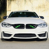 V-Brace Trim Vinyl Covers Front Grille Blue Red Yellow Green White Orange for BMW F, E and G-Series 2 / 3 / 4 / 5 / 6 / 7 F22 F30 F32 G20 G30 F10 F13 F01 BMW Euro Premium Parts