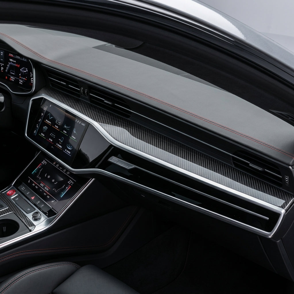 Carbon Fiber Interior Trims for Audi A6 S6 RS6 C8 (2018 to 2025)