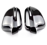 Glossy black mirror caps for Audi A4 B8 and B8.5 (2007 to 2016) Audi Euro Premium Parts