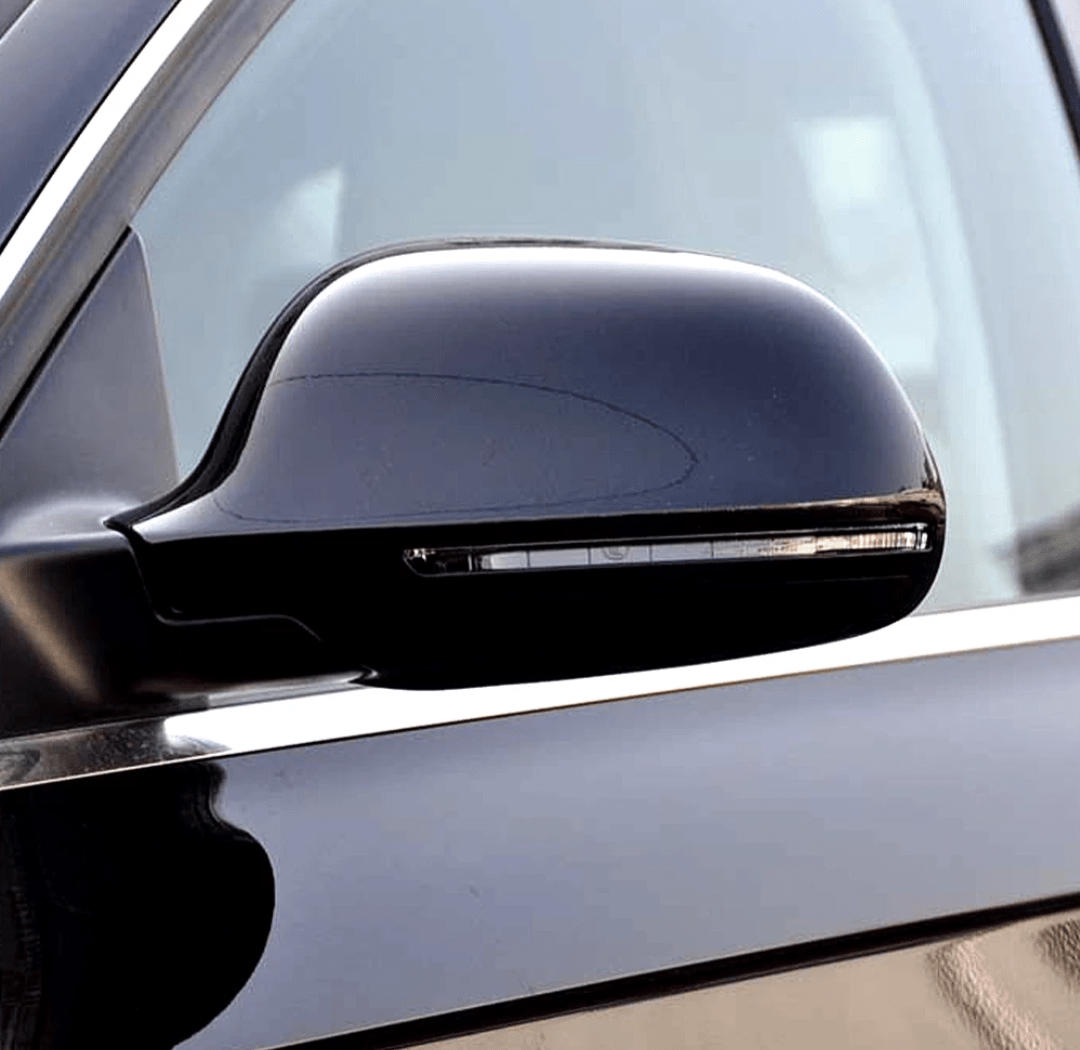 Glossy black mirror caps for Audi A5 B8 and B8.5 (2007 to 2016) Audi Euro Premium Parts