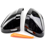 Glossy black mirror caps for Audi A5 B9 (2017 to 2024) Audi Euro Premium Parts