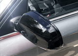 Glossy black mirror caps for Audi A6 C6 (2008 to 2010) Audi Euro Premium Parts